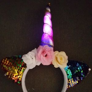 Light up unicorn headbands